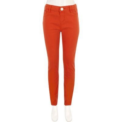 Girls red Molly jeggings